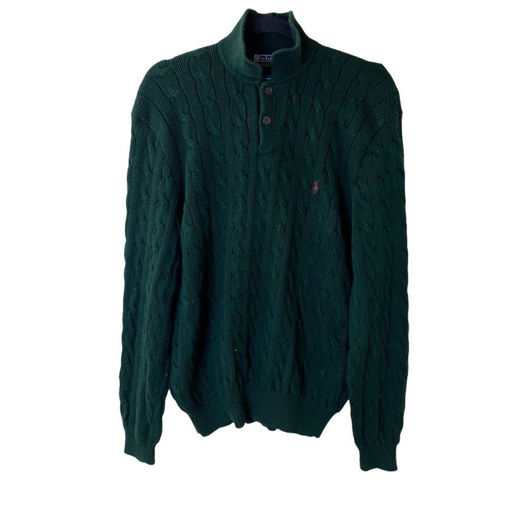Polo By Ralph Lauren 100% Pima Cotton Pullover Sweater Sz XL